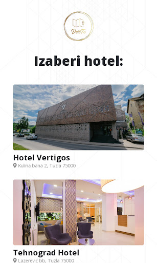 Android application VerTe | Book Hotels screenshort