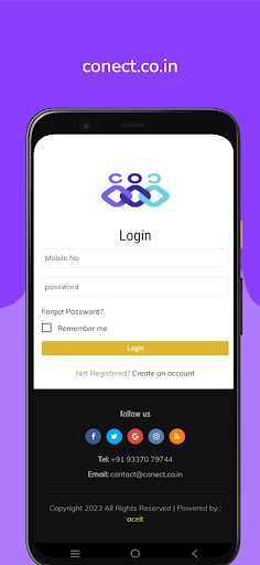 Android application Conect | Conect.co.in screenshort
