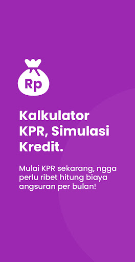 Android application Kalkulator KPR Simulasi Kredit screenshort