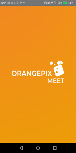 Android application OrangePix Meet screenshort
