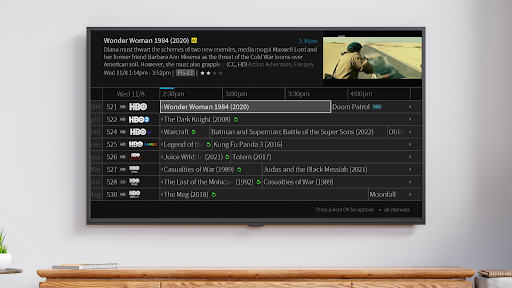 Android application HubTV screenshort