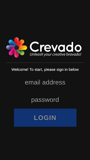 Android application Crevado Portfolio screenshort