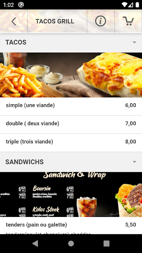 Tacos grill Restaurant Screen 3