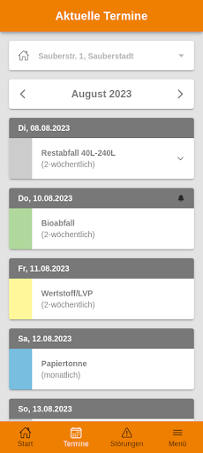 Android application AWD-Abfall screenshort