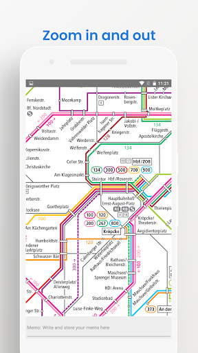 Hannover Metro Bus Map Offline Screen 3