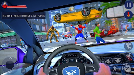 Flying Spider Fight Hero Games 4
