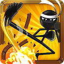 Stickninja Smash - Stickman Kung Fu Fighting icono