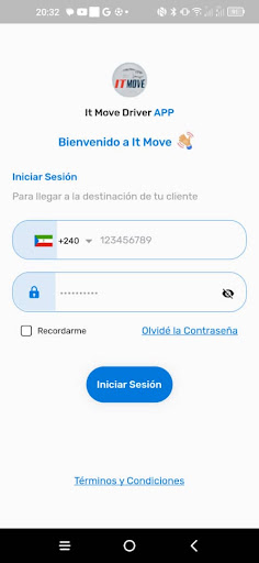 Android application IT Move Driver screenshort