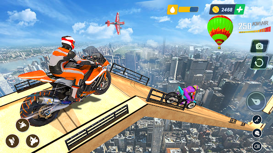 Stunt Bike Games: GT Mega Ramp