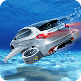 Floating Underwater Car Free icon