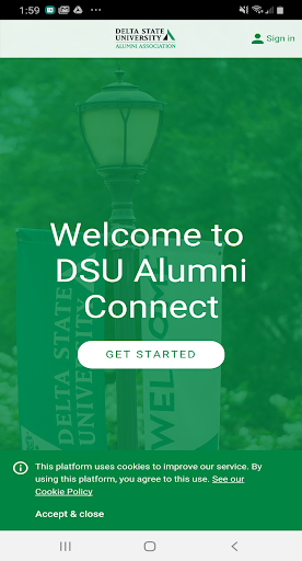 Android application DSU Alumni screenshort