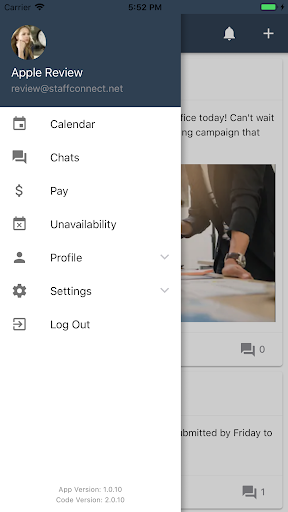 Android application CosPro XM screenshort