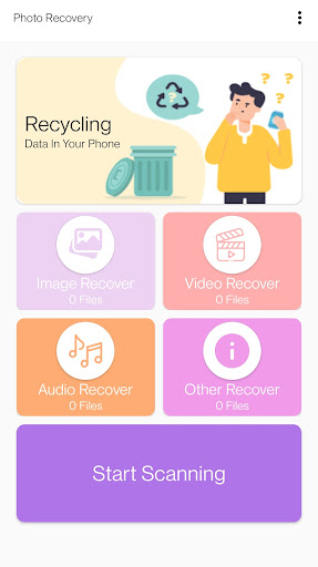 Android application Photo Recovery App Pro screenshort