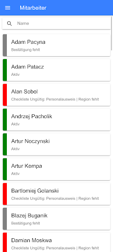 Android application SafeSite screenshort