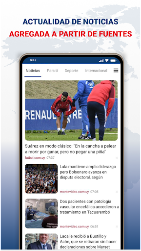 Android application Uruguay Noticias screenshort
