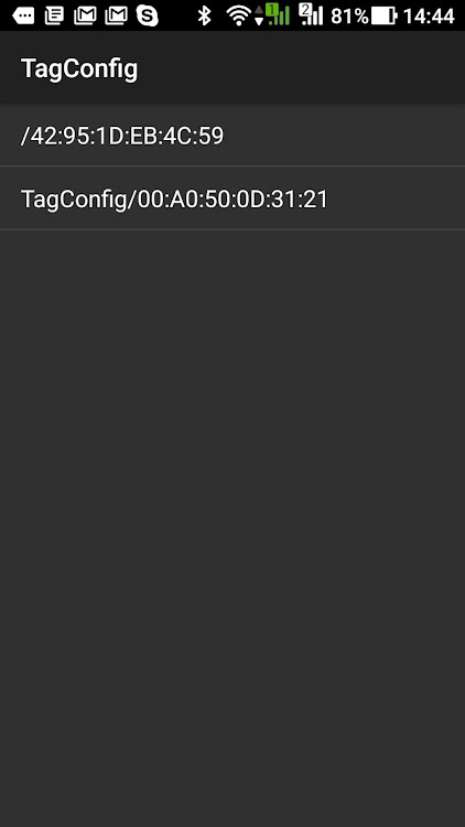 BLE RTLS Tag configuration Sof - 1.0 - (Android)