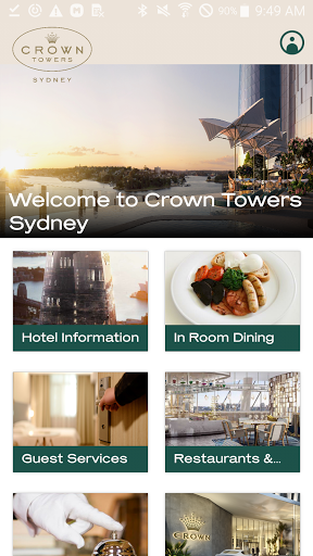Android application Crown Sydney screenshort