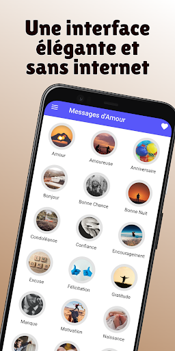 Messages & Sms Amour Touchants Screen 2