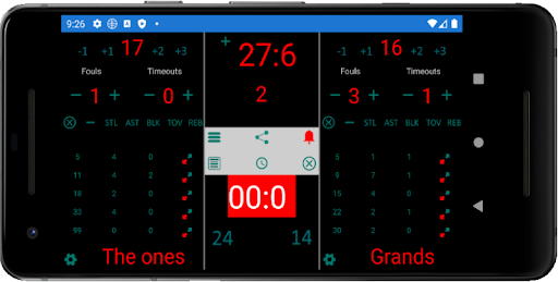Android application Sports - Basketball scoreboard screenshort