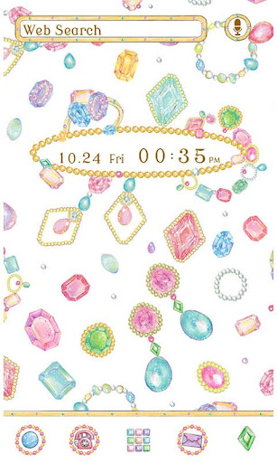 Android application Cute Wallpaper Gems & Jewels screenshort