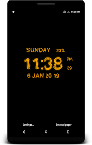 Digital Clock Live Wallpaper - Apps on Google Play