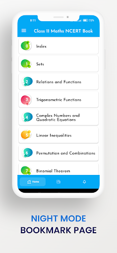 Class 11 Maths NCERT Book Screen 2