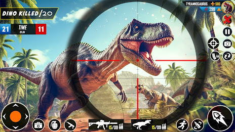 Wild Dinosaur Hunting Games 3D poster 22