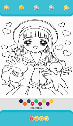 Sakura School Coloring Book - Screenshot 2