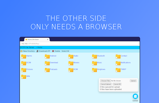 HTTP File Server (+WebDAV) Screen 2