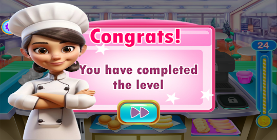 game cooking fast food chef