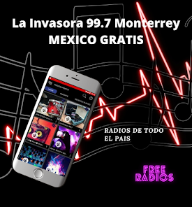 Captura de Pantalla 4 La Invasora 99.7 Monterrey MEX android