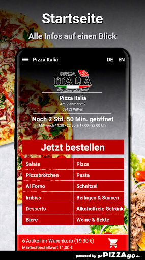 Pizza Italia Witten Screen 2