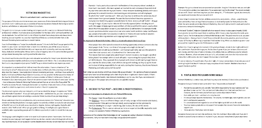 network marketing business Screen 3