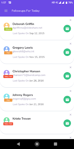 CompanyHub CRM Screen 3
