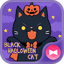 Cute Wallpaper Black Halloween Cat Theme icon