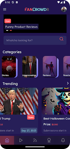Android application FANCROWDr: everything funny screenshort