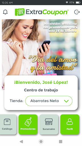 Android application ExtraCoupon Tienda screenshort