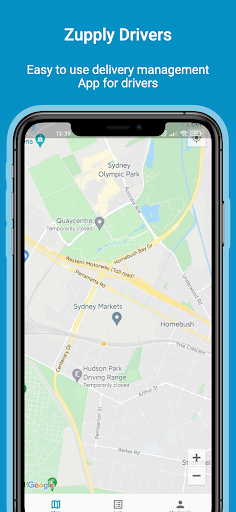 Android application Zupply Drivers screenshort