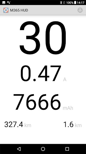 Android application M365 HUD screenshort