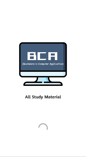 Android application BCA - Study Materials screenshort
