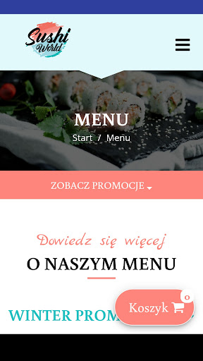 Android application Sushi World Lębork screenshort