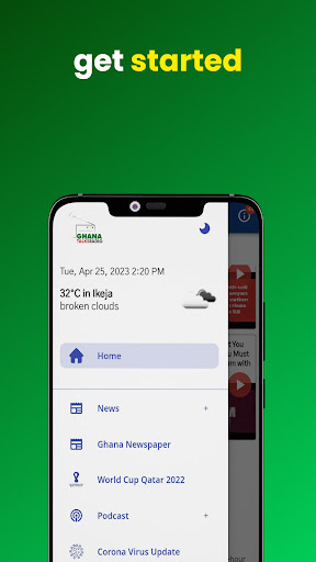 GhanaTalksRadio - News & Music Screen 3