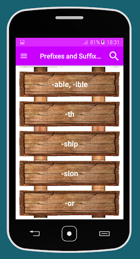 Prefixes Suffixes - Root Word