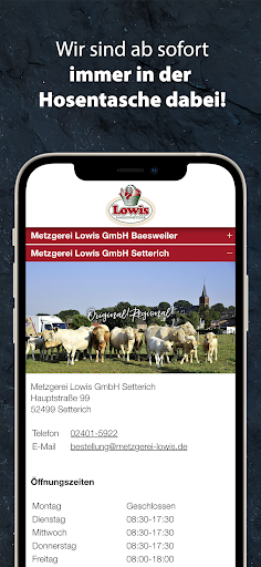 Metzgerei Lowis Screen 3