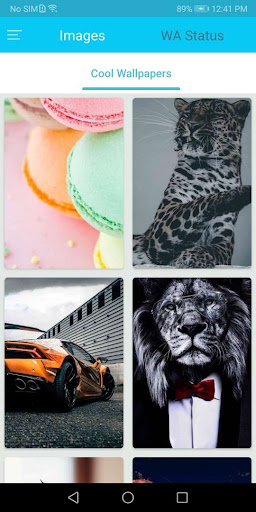 Android application Cool Wallpapers HD screenshort