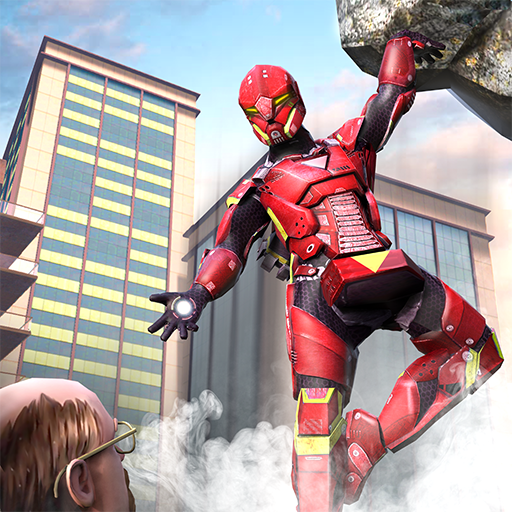 Flying Hero Merge Robot Rescue
