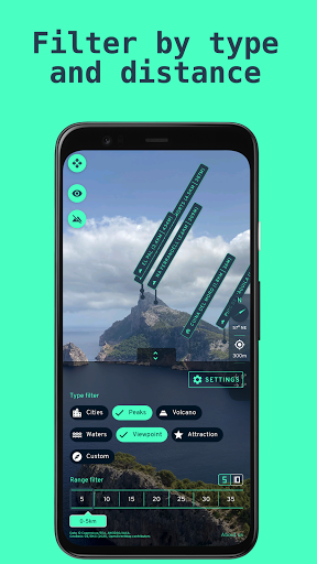 Android application Explora: Discover surroundings screenshort