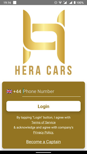 Android application Hera Cars - Driver App screenshort