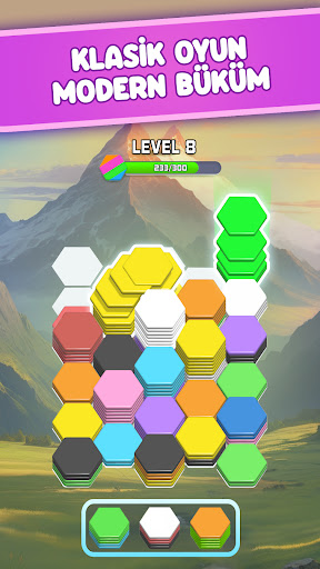 Hexa Tris: Dünya Turu Bulmaca ekran görüntüsü