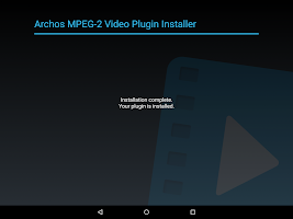 screenshot of Archos MPEG-2 Video Plugin